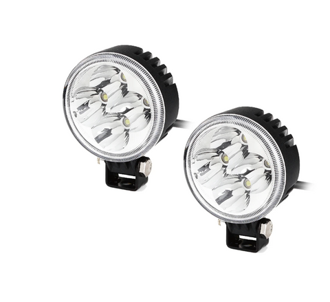Set Of 2 - 3" 12W Round High Power LED Spot Lights