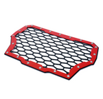 Red Steel Mesh Grille For 2017 Polaris RZR Turbo Models