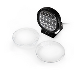 Black 95w 9 Inch Round CREE LED Light Spot Lamp With DRL