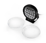 Black 95w 9 Inch Round CREE LED Light Spot Lamp With DRL