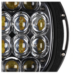 Black 95w 9 Inch Round CREE LED Light Spot Lamp With DRL