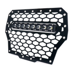 Black Steel Mesh Grille With 14" C7 LED Light Bar