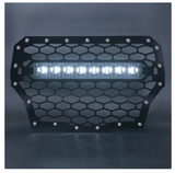 Black Steel Mesh Grille With 14" C7 LED Light Bar