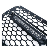 Black Steel Mesh Grille With 14" C8 LED Light Bar