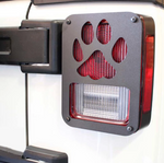 Claw Black Rear Taillight Cover For 2007 - 2017 Jeep Wrangler