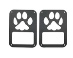 Claw Black Rear Taillight Cover For 2007 - 2017 Jeep Wrangler