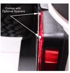 Claw Black Rear Taillight Cover For 2007 - 2017 Jeep Wrangler