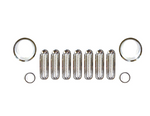 Chrome Front Grille Insert And Bezel Cover For Headlight And Turn Signal Light
