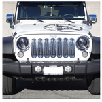 Chrome Front Grille Insert And Bezel Cover For Headlight And Turn Signal Light