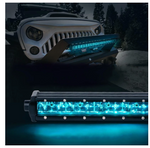 Aquatic Series 9.5" Double Row LED Light Bar With Blue Backlight