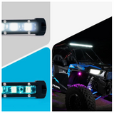 Aquatic Series 38" Single Row 180W LED Light Bar With Blue Backlight