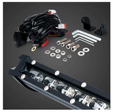 Aquatic Series 50" Single Row 240W LED Light Bar With Blue Backlight