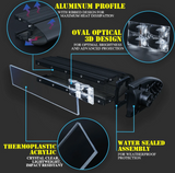 Aquatic Series 8" Double Row LED Light Bar With Blue Backlight