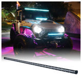 Aquatic Series 50" Single Row 240W LED Light Bar With Blue Backlight