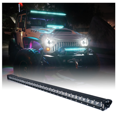 Aquatic Series 42" Double Row LED Light Bar With Blue Backlight