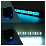 Aquatic Series 42" Double Row LED Light Bar With Blue Backlight