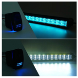 Aquatic Series 42" Double Row LED Light Bar With Blue Backlight