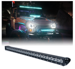 Aquatic Series 32" Double Row LED Light Bar With Blue Backlight