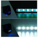 Aquatic Series 26" Single Row 120W LED Light Bar With Blue Backlight