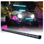 Aquatic Series 26" Single Row 120W LED Light Bar With Blue Backlight