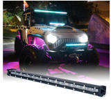 Aquatic Series 20" Single Row 90W LED Light Bar With Blue Backlight