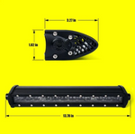 Aquatic Series 14" Double Row LED Light Bar With Blue Backlight