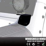 Windshield Hinge Lower Corner Brackets