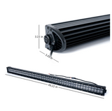 Super Nova 5D 288W 50'' LED Work Light Bar & Windshield Mounting Bracket Kit