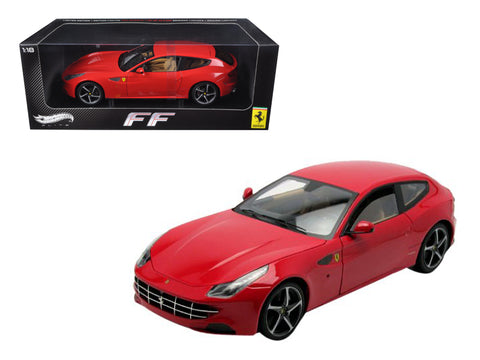 Ferrari FF GT V12 4 Seater Red Elite Edition 1/18 Diecast Car Model by Hotwheels