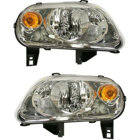 Headlight Set For 2006-2011 Chevrolet HHR Driver and Passenger Side w/ bulb