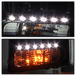 Black 1999-2004 For Ford F250/F350/F450 Superduty Excursion LED Headlights Headlamps