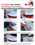 PAINTED LISTED COLORS CUSTOM STYLE SPOILER FOR A FORD FIESTA 4-DOOR 2011-2019