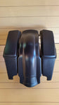HARLEY DAVIDSON 4" EXTENDED STRETCHED SADDLEBAGS,LIDS AND REAR FENDER INCLUDED