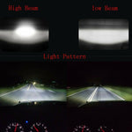 DOT 7" LED Black Headlight w/Amber Turn Signal+9007-H4 Adapter 1969-79 Ford F100