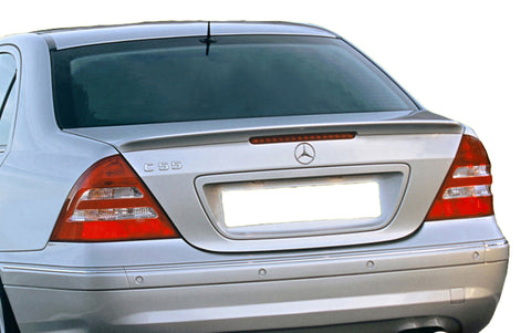 PAINTED LISTED COLORS LIP SPOILER FOR MERCEDES BENZ C CLASS 4-DR W203 2001-2007