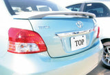 UNPAINTED FOR TOYOTA YARIS 4-DOOR SEDAN FACTORY STYLE SPOILER 2007-2013