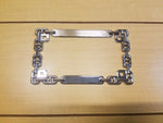 CHAIN CHROME LICENSE PLATE FRAME FOR MOTORCYCLE