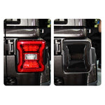 Pair Smoked LED Tail Lights For 18-19 Jeep Wrangler JL Break Reverse Turn Signal