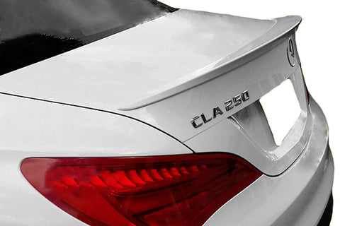 UNPAINTED PRIMED FLUSH MOUNT SPOILER FOR A MERCEDES BENZ CLA 4-DOOR 2014-2019