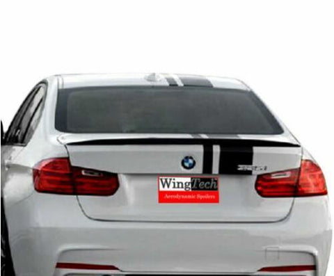 For BMW 3-Series 4 Door 2012+Lip Mount Factory Style Rear Spoiler Primer Finish