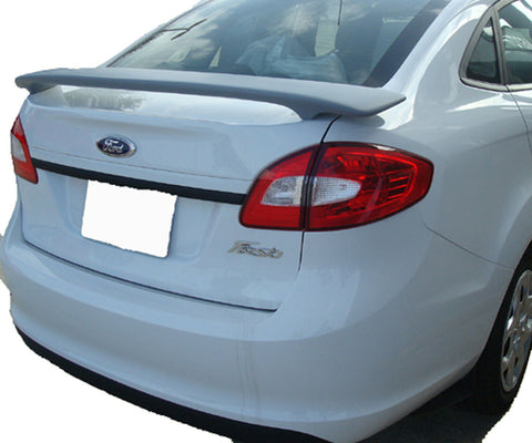 PAINTED LISTED COLORS CUSTOM STYLE SPOILER FOR A FORD FIESTA 4-DOOR 2011-2019