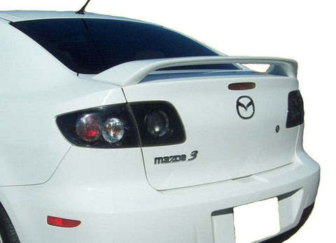 UNPAINTED FOR MAZDA 3 FACTORY STYLE SPOILER 2003-2009