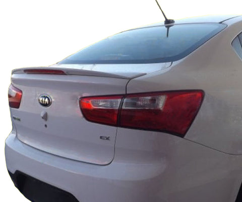 PAINTED FACTORY STYLE SPOILER FOR A KIA RIO 4-DOOR 2012-2017