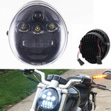 Black Hi/Lo LED Headlight Motor for Harley V Rod V-rod VROD VRSC VRSCA VRSCDX