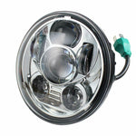 5.75 INCH HEADLIGHT W/ MOUNTING BRACKET CHROME LED FOR HONDA VTX 1300 VTX 1800 2002-2008