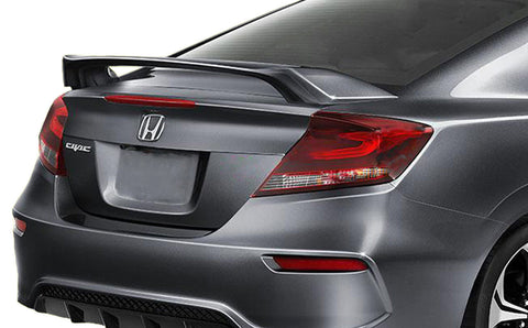 UNPAINTED PRIMED FACTORY STYLE SPOILER FOR A HONDA CIVIC 2-DOOR SI 2012-2015