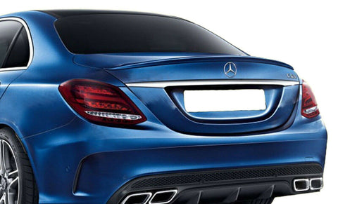 UNPAINTED FOR MERCEDES BENZ C CLASS 4-DOOR LIP REAR DECK LID SPOILER 2015-2021