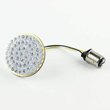 3 1/4" LED Turn Signals Flat Style Front 1157 LED Turn Signal Kit For Harley Davidson