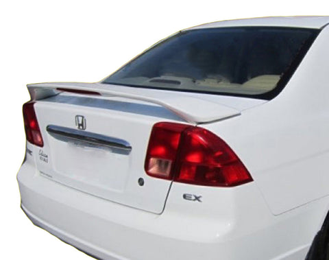 PAINTED ALL COLORS FACTORY STYLE SPOILER FOR A HONDA CIVIC 4-DOOR 2001-2005