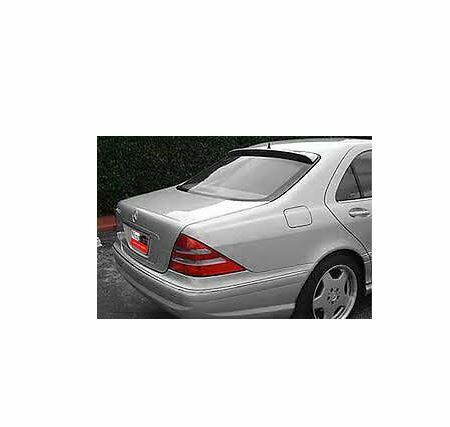 Fits: Mercedes S-Class 1999-2006 Painted Factory Window Mount Rear Spoiler